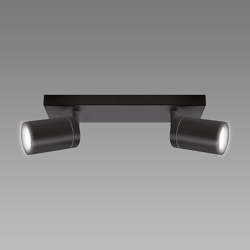 Lámpa TENOR GU10 2L BLACK 04071 IP44 LS2