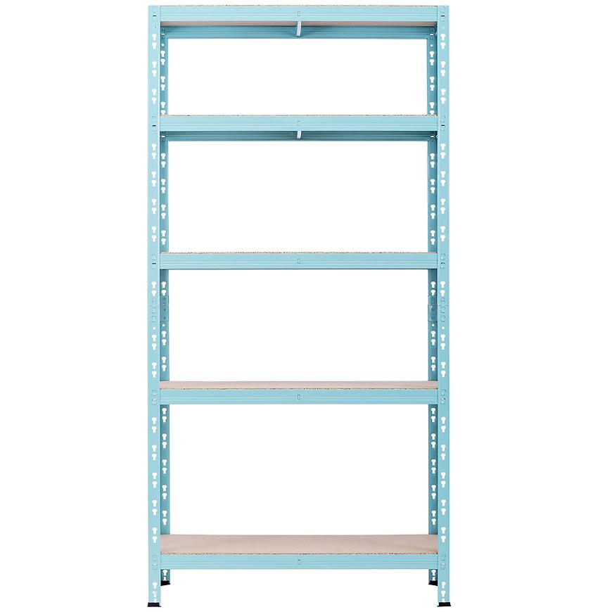 Fém állvány RNDU30-5 kék 180x90x30cm -5 polc/175kg