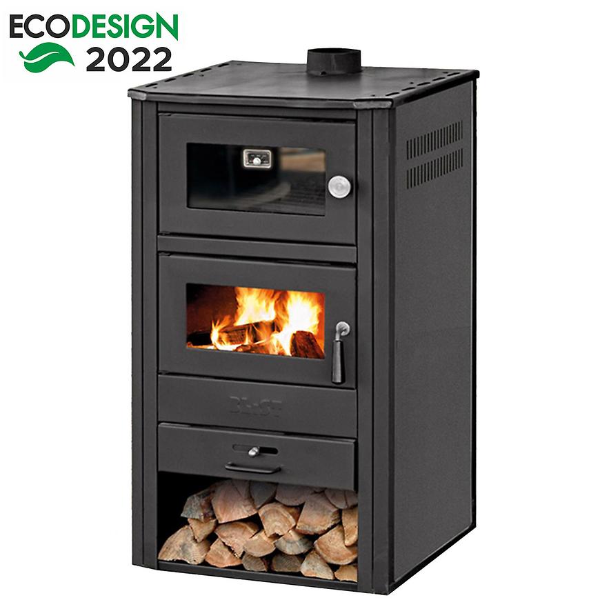 Acél Kályha Blist Brm E Víztartállyal És Sütőfelülettel 6,4 kW/17,6 kW