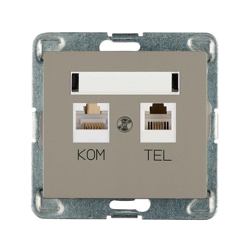 HÁLÓZATI ÉS TELEFONCSATLAKOZÓ SIGMA GPKT-1D/M.ST