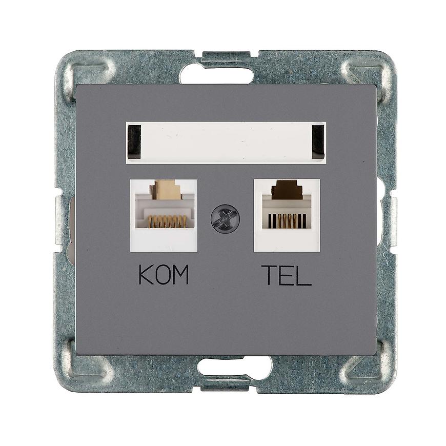 HÁLÓZATI ÉS TELEFONCSATLAKOZÓ GPKT-1D/M.GR SIGMA