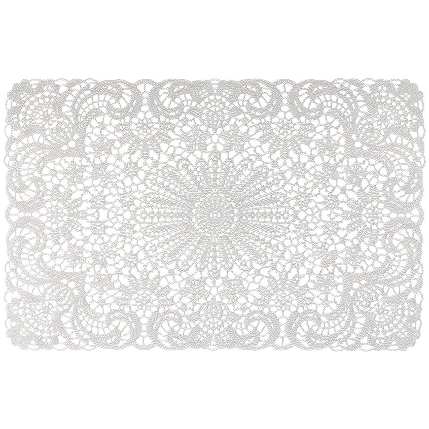 Alátét LACE, 45X30 cm Fehér ar-mata-lace