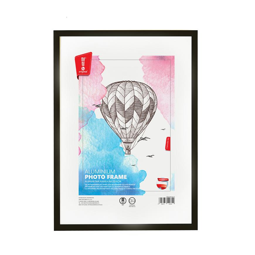 Aluminium fotókeret fekete színű 50X40cm