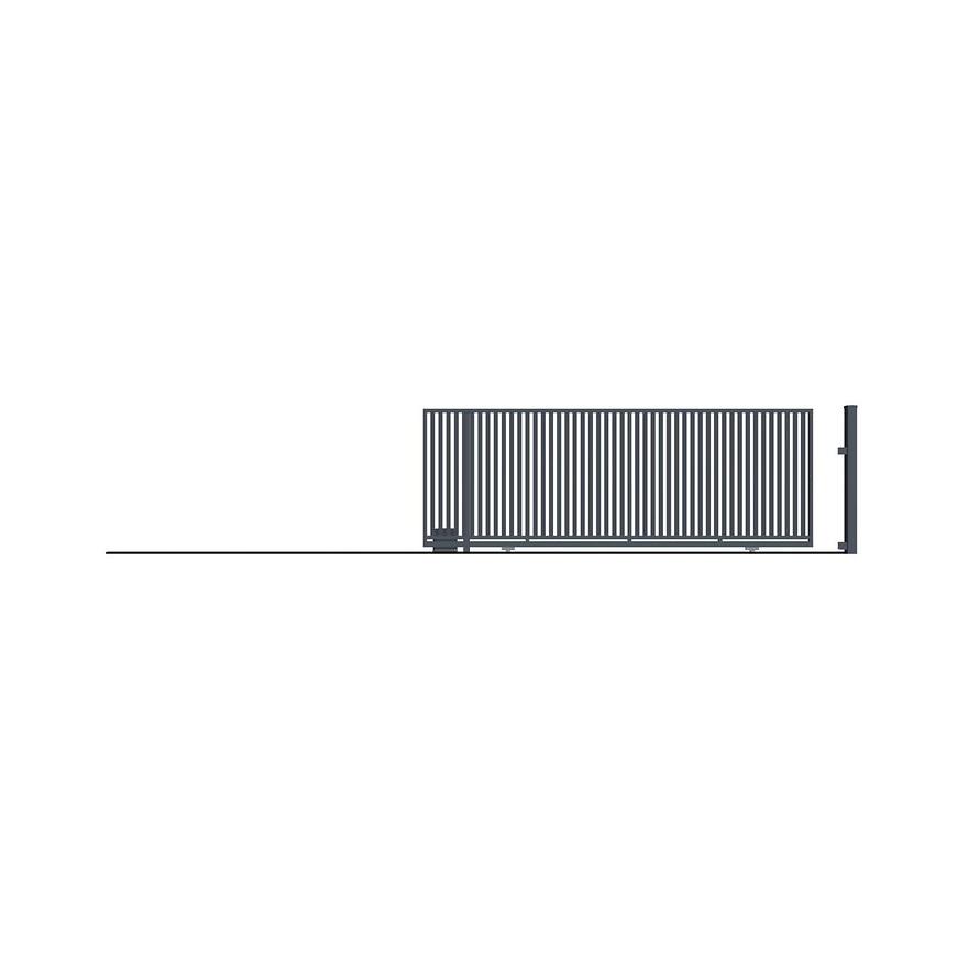 AGAT tolókapu balos nélkül 152X400 W01381 hajtással