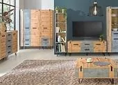 Loft stílusú szekrény tükörrel