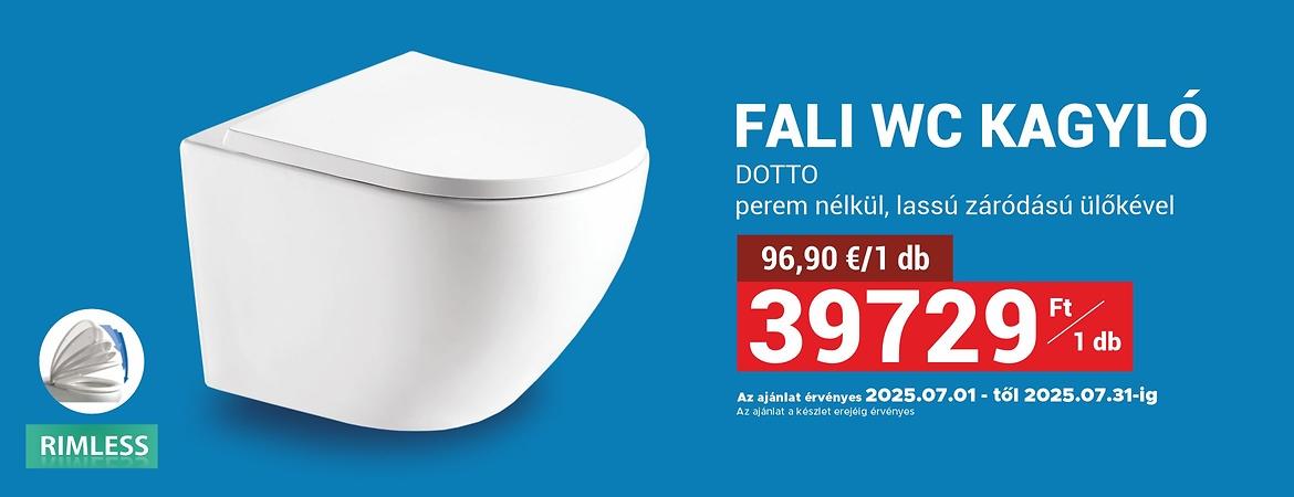 FALI WC KAGYLÓ DOTTO