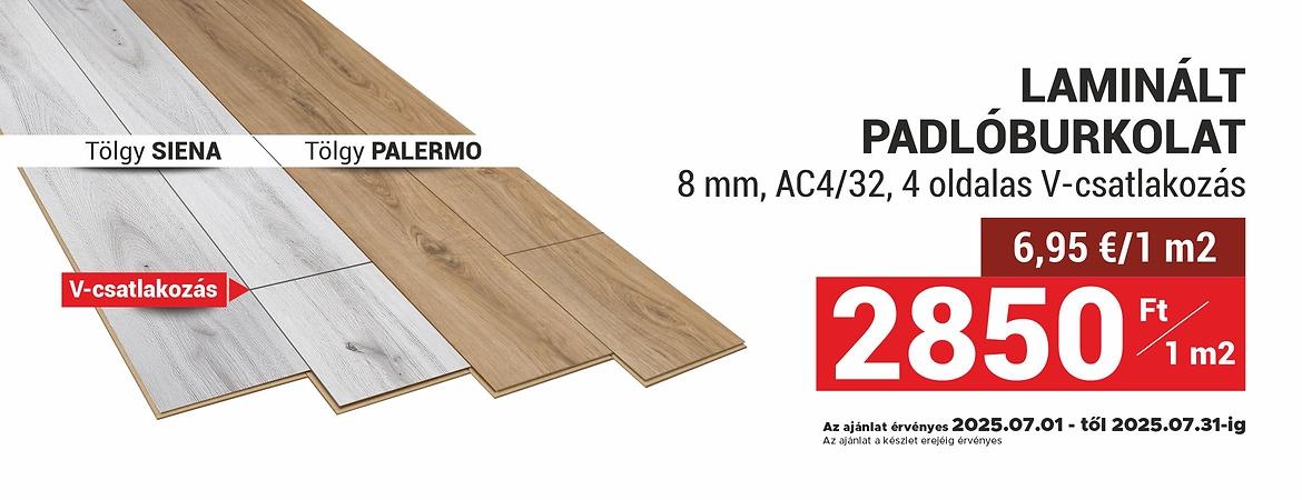 LAMINÁLT PADLÓBURKOLAT