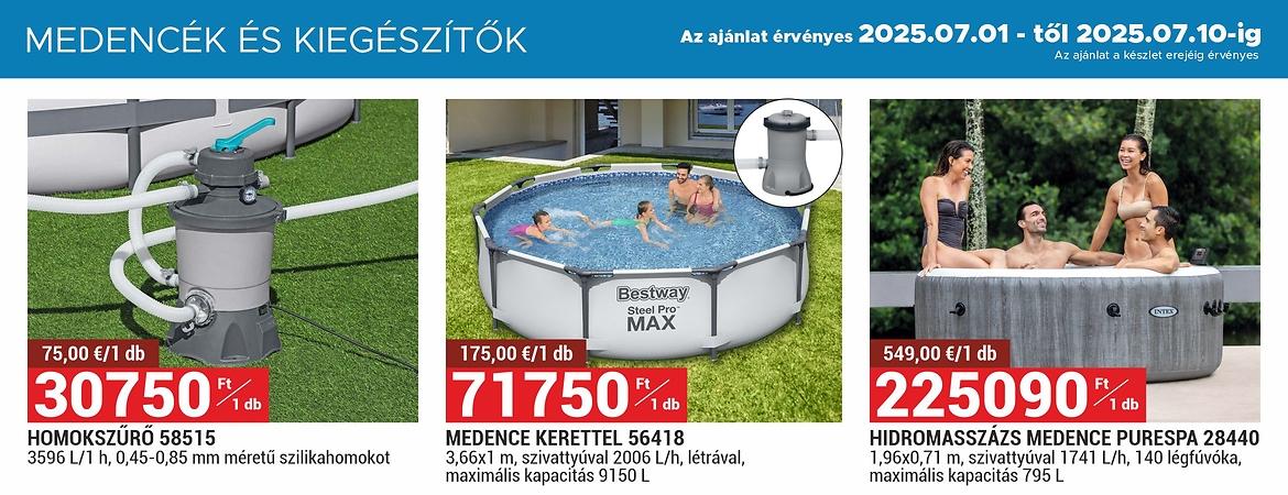 MEDENCÉK ÉS KIEGÉSZÍTŐK
