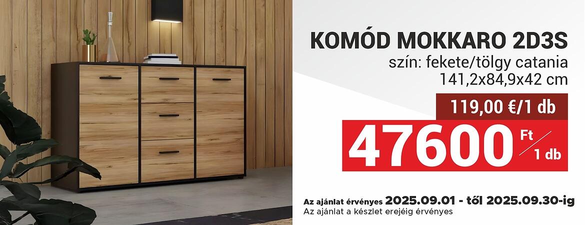 KOMÓD MOKKARO 2D3S