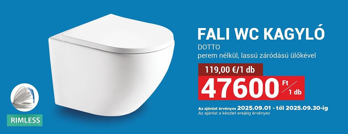 FALI WC KAGYLÓ DOTTO