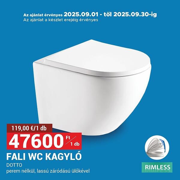 FALI WC KAGYLÓ DOTTO