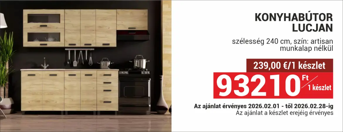 KONYHABUTOR LUCJAN