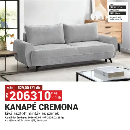 KANAPE CREMONA