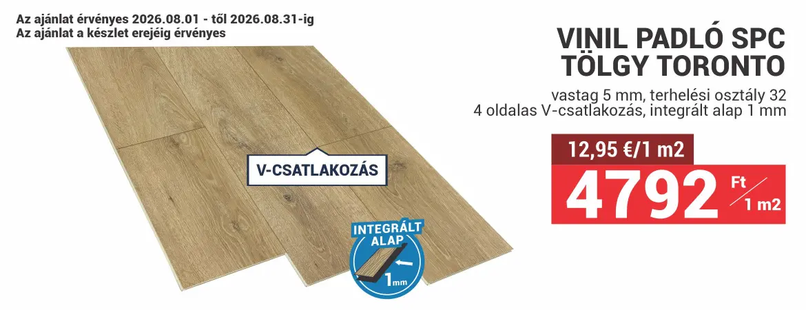 VINIL PADLO SPC TOLGY TORONTO
