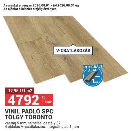 VINIL PADLO SPC TOLGY TORONTO