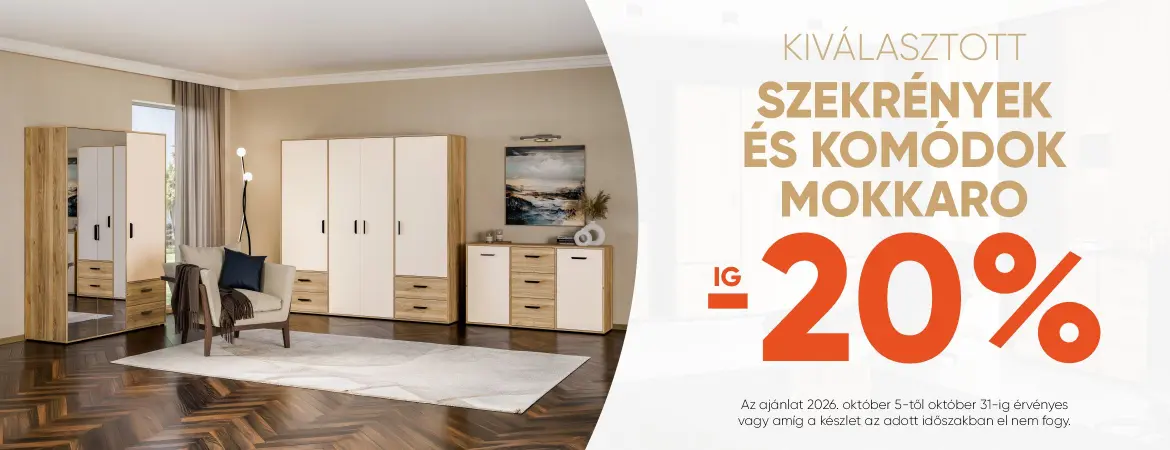 SZEKRÉNYEK ÉS KOMÓDOK  MOKKARO
