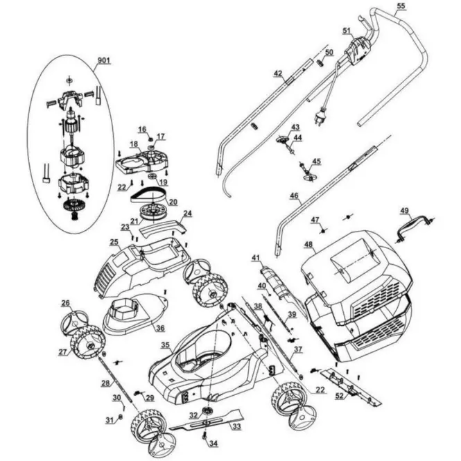 Elektromos kasza GC-EM 1032,4