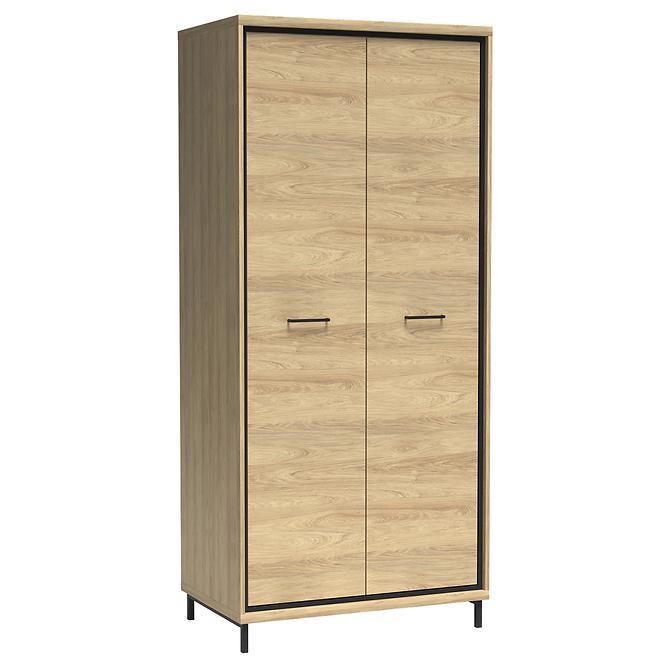 Szekrény Mediolan M1 Natural Hikora,3