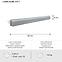 Csempe Dekoratív Long Slim Grey csomag=0,36m2,2
