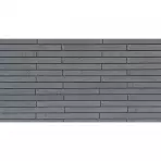 Csempe Dekoratív Long Slim Graphite csomag=0,36m2