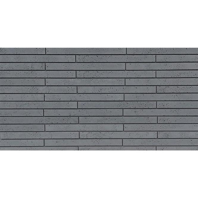 Csempe Dekoratív Long Slim Graphite csomag=0,36m2