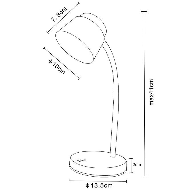 Asztali lámpa LED 1607 5W Lb1