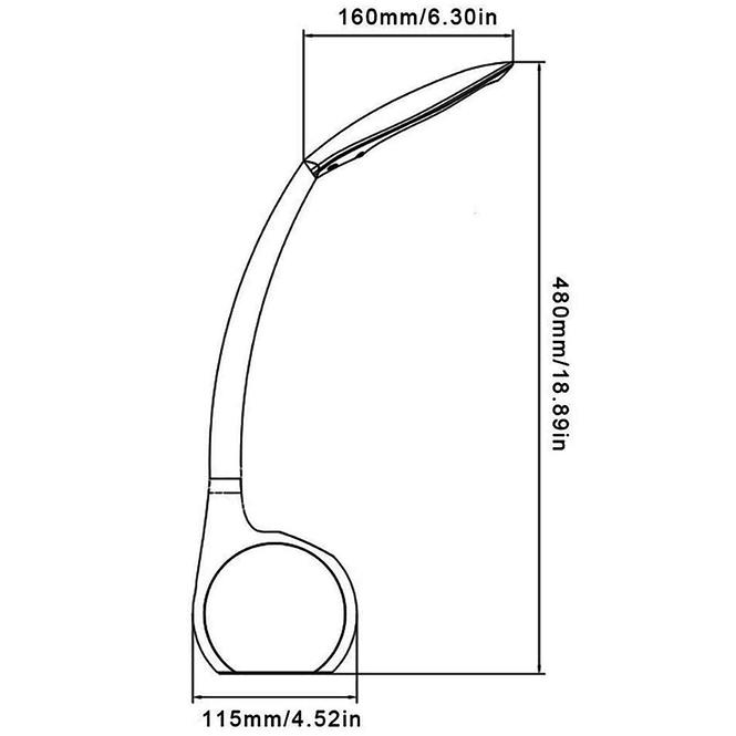 Asztali lámpa LED H1869 5W  Lb1