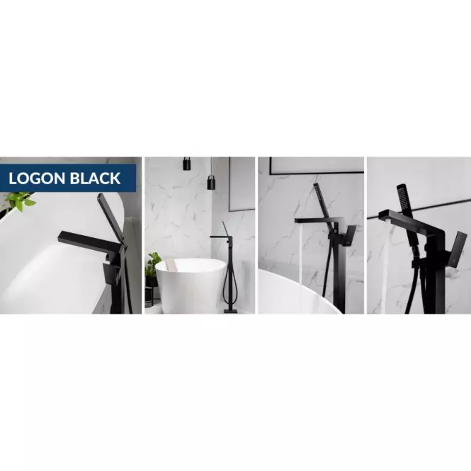 Csaptelep kádhoz Logon Black