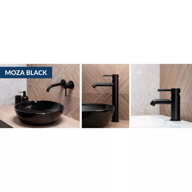 Csaptelep mosdókagylóhoz Moza Black Álló,6