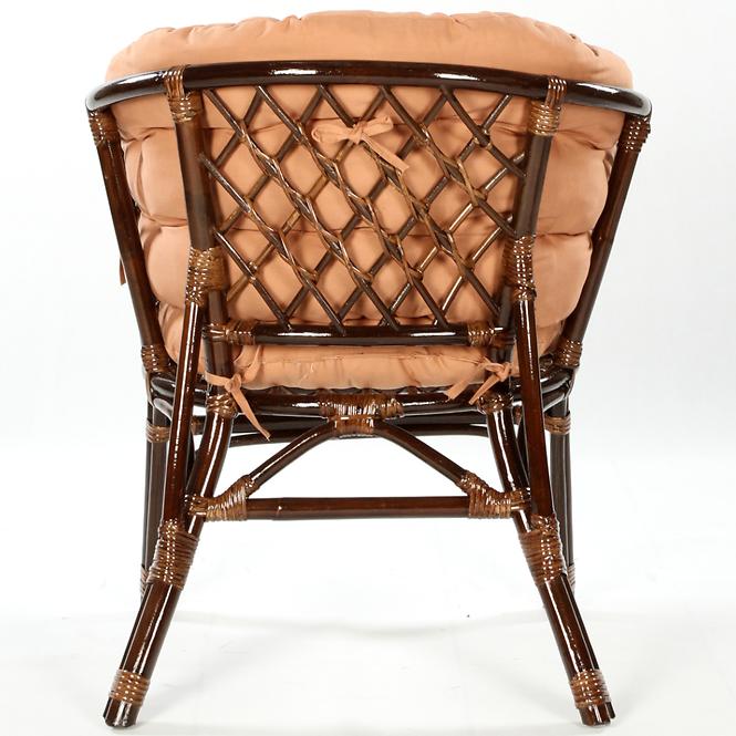 Rattan szett Tropicana sötétbarna/cappuccino