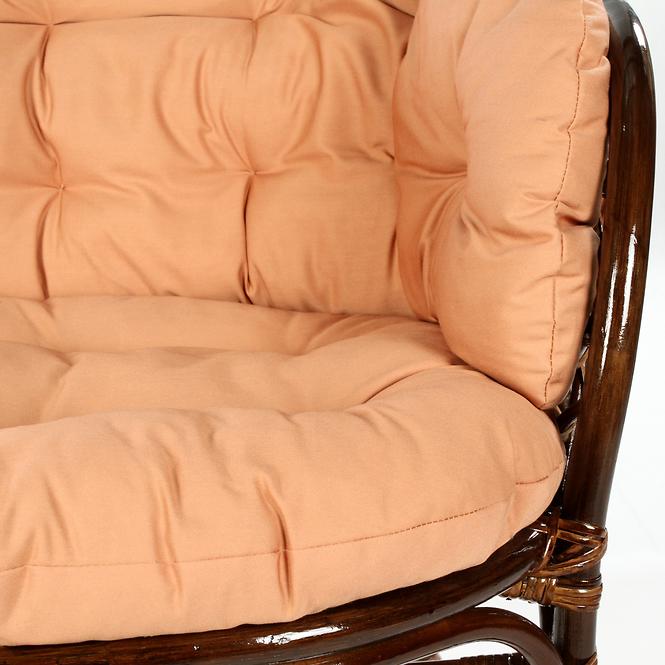 Rattan szett Tropicana sötétbarna/cappuccino