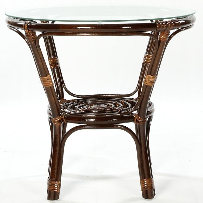 Rattan szett Tropicana sötétbarna/cappuccino