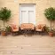 Rattan szett Tropicana sötétbarna/cappuccino,5