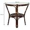 Rattan szett Tropicana sötétbarna/cappuccino,4