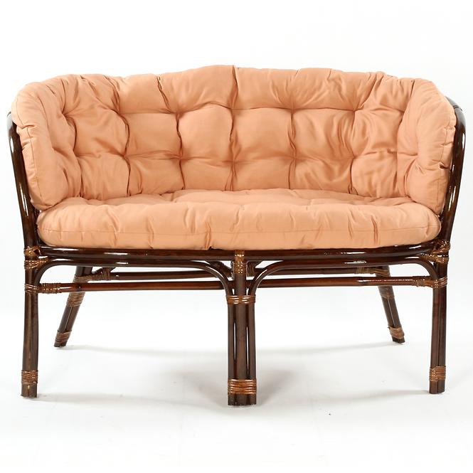 Rattan szett Tropicana sötétbarna/cappuccino