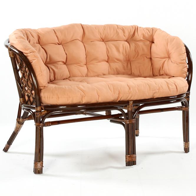 Rattan szett Tropicana sötétbarna/cappuccino