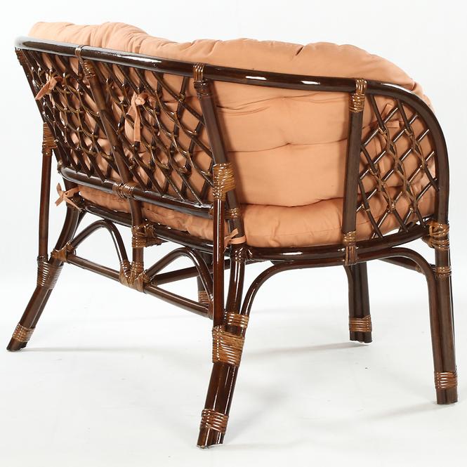 Rattan szett Tropicana sötétbarna/cappuccino