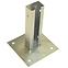 Oszlop talapzat 60x40mm galvanizált V = 20 cm,2