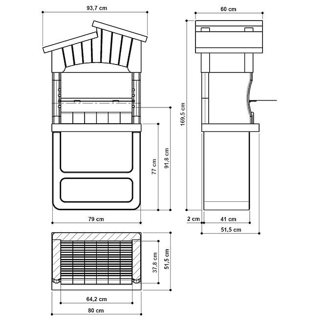 Beton grill Caorle