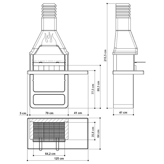 Beton grill Prometeo