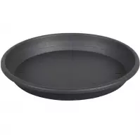 Virágcserép tál Cilindro 22 cm antracit