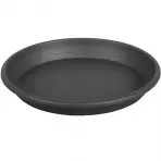 Virágcserép tál Cilindro 19 cm antracit