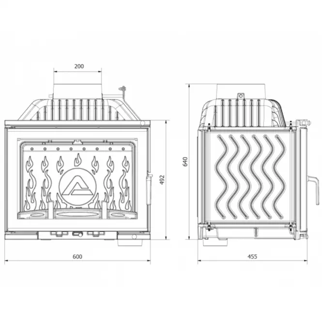 Kandallóbetét W17 12.3KW EKO