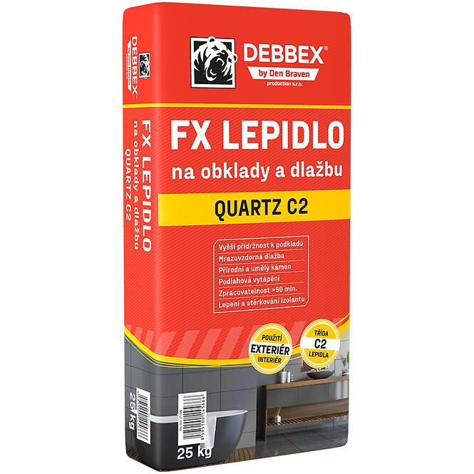 Flexibilis Csemperagasztó Quartz C2 25 kg