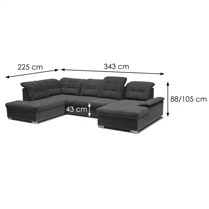 Sarokgarnitúra szett Reno P Alfa 20,3