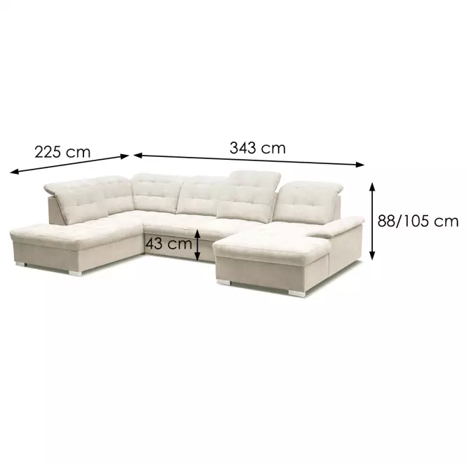 Sarokgarnitúra szett Reno P Alfa 01,3