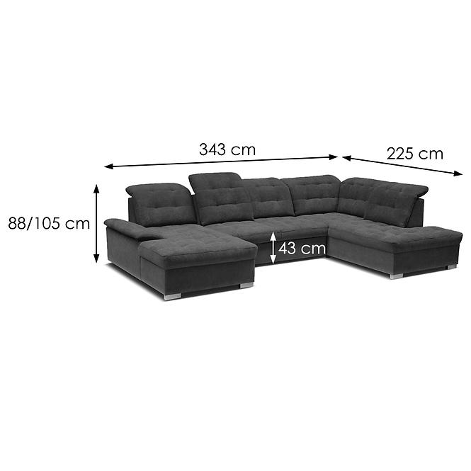 Sarokgarnitúra szett Reno L Alfa 20,3