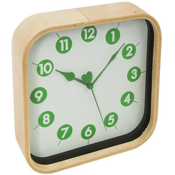 Óra Morning Wall Clock Green 23cmX23cm