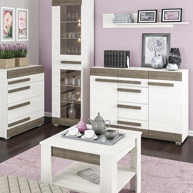 Szekrény RTV Blanco 10 128 havasi fenyő/new grey,11