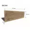 Betonlap deszka Antic 75x25x4 cm barna,4